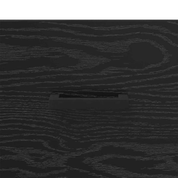 Nachttisch Schwarz Eichen-Optik 40 x 35 x 47,5 cm Holzwerkstoff