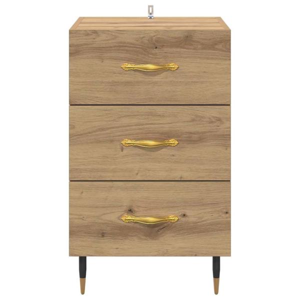 Nachttisch Artisan-Eiche 40 x 40 x 66 cm Holzwerkstoff