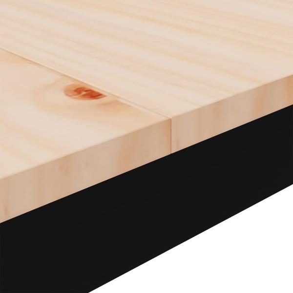 Esstisch Natur 200 x 100 x 75 cm Massives Kiefernholz