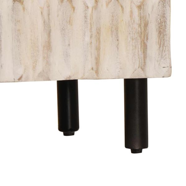 Sideboard Weiße gewaschene Oberfläche 60 x 33,5 x 75 cm