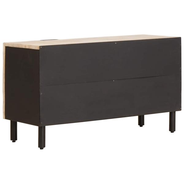 TV-Schränk Weiße gewaschene Oberfläche 80 x 31,5 x 46 cm