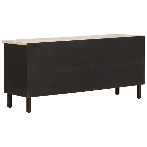 TV-Schränk Weiße gewaschene Oberfläche 100 x 33,5 x 46 cm