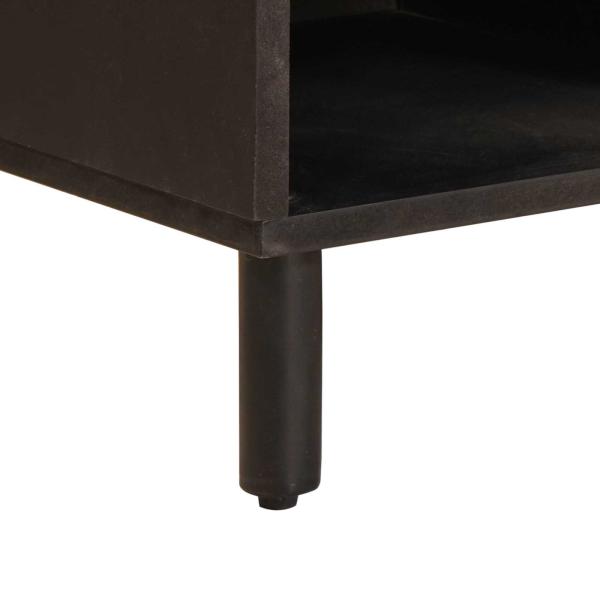 TV-Schränk Weiße gewaschene Oberfläche 100 x 33,5 x 46 cm