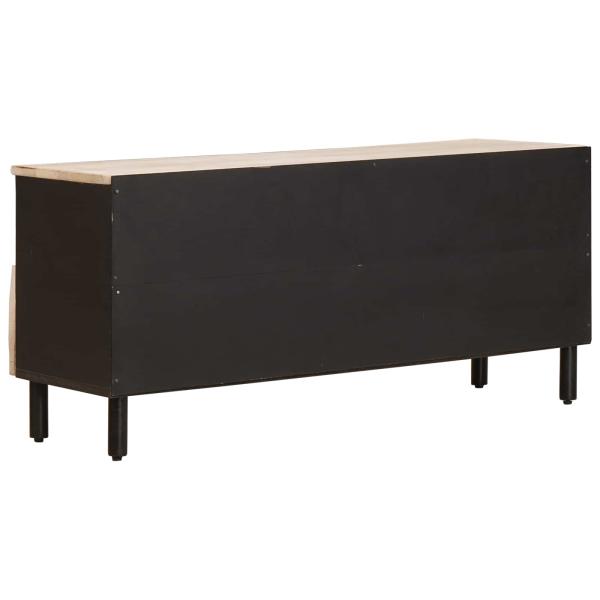 TV-Schränk Weiße gewaschene Oberfläche 100 x 33,5 x 46 cm