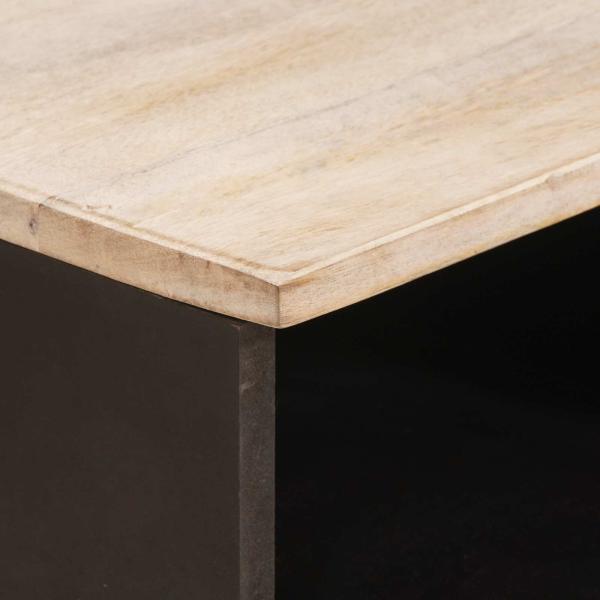 TV-Schränk Weiße gewaschene Oberfläche 100 x 33,5 x 46 cm