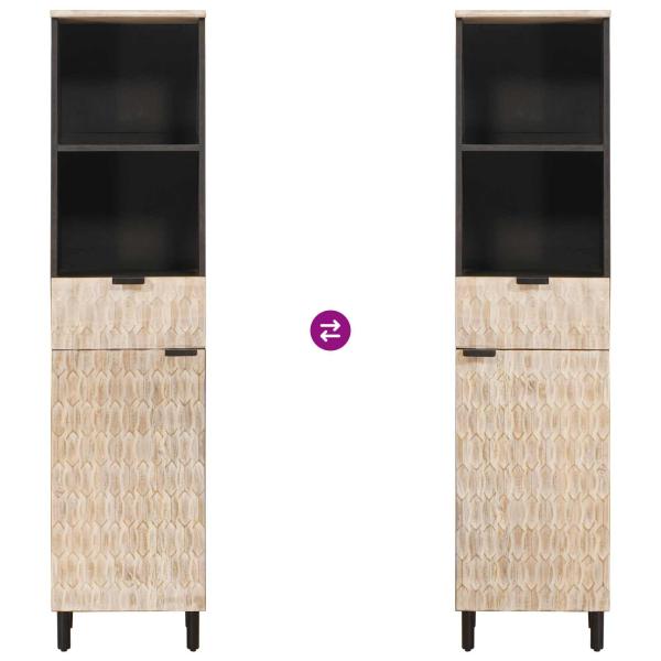 Badezimmerschrank Uni Weiß