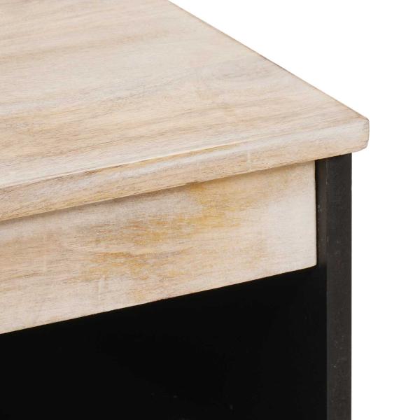 ARDEBO.de - Sideboard Weiße gewaschene Oberfläche