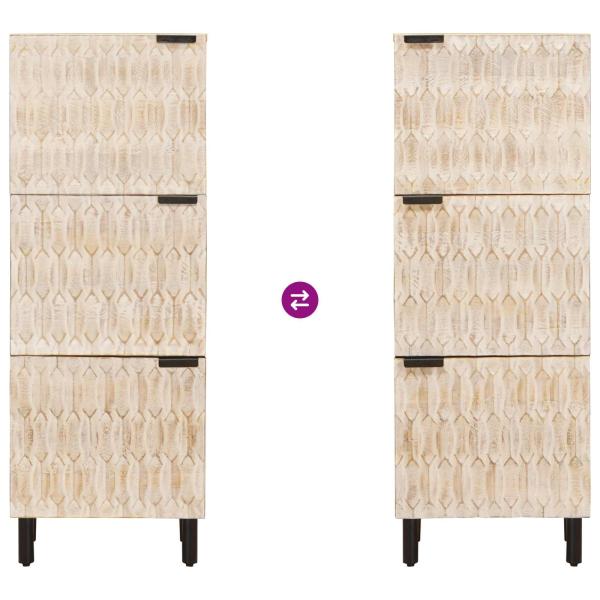 Highboard Sonstiges Weiße gewaschene Oberfläche