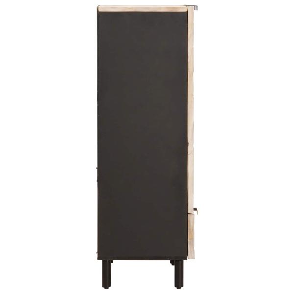 Highboard Uni Weiße gewaschene Oberfläche