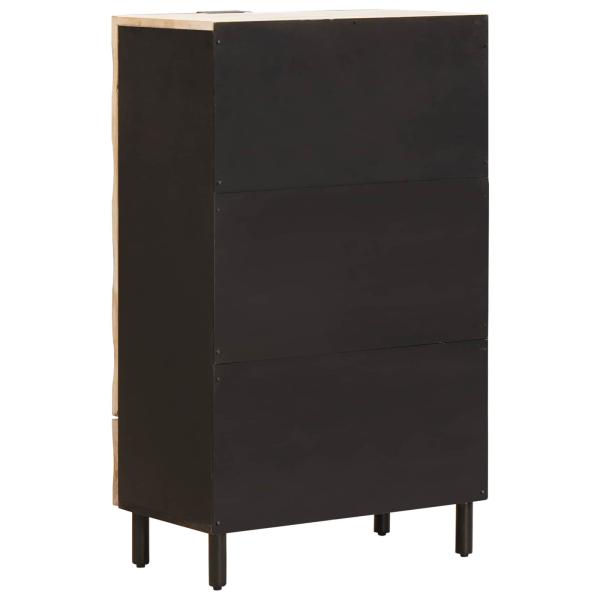Highboard Uni Weiße gewaschene Oberfläche