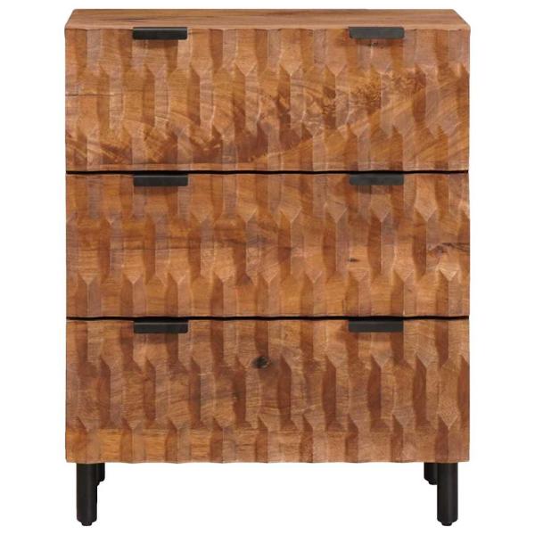 Sideboard Akazienbraune Oberfläche 60 x 33,5 x 75 cm