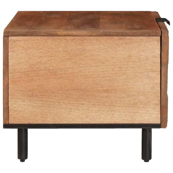 Couchtisch Braun 80 x 50 x 40 cm Massivholz Mango