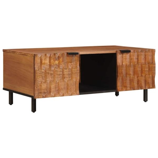 ARDEBO.de - Couchtisch Braun 100 x 54 x 40 cm Massivholz Mango