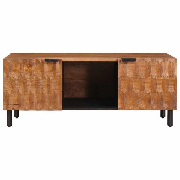 Couchtisch Braun 100 x 54 x 40 cm Massivholz Mango