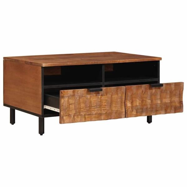 Couchtisch Braun 80 x 54 x 40 cm Massivholz Mango