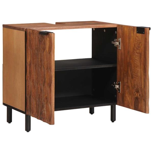 Waschbeckenschrank Uni Braun