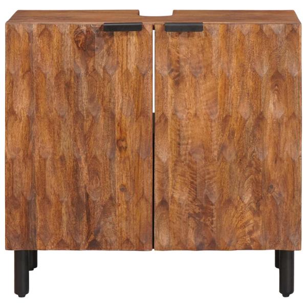 Waschbeckenschrank Uni Braun