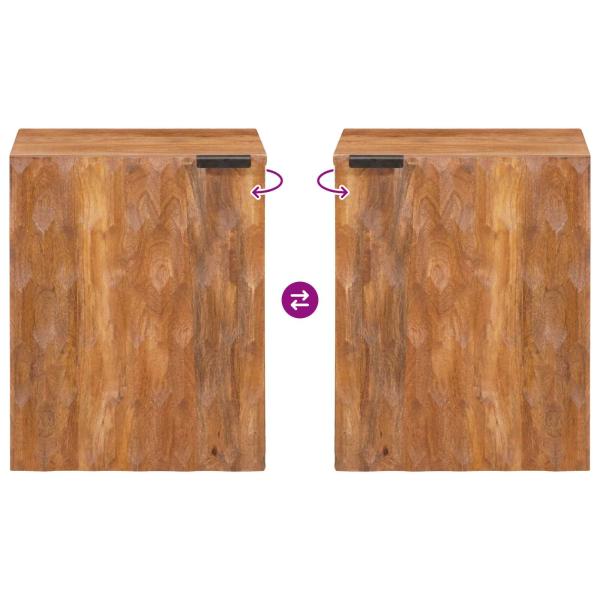 Badezimmer Hängeschrank Uni Braun