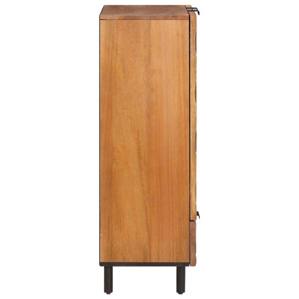 ARDEBO.de - Highboard Uni Akazienbraune Oberfläche