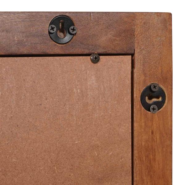 Badezimmer Spiegel Uni Akazienbraune Oberfläche