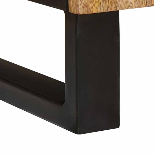 Nachttisch Natur 40 x 33,5 x 46 cm Massivholz Mango