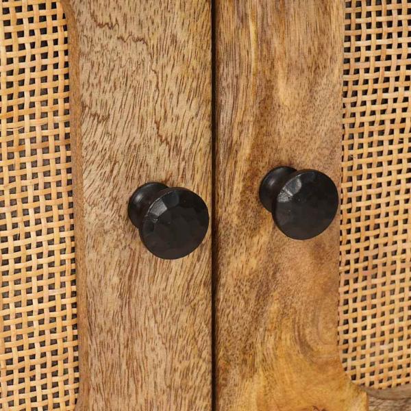 Couchtisch Natur 80 x 50 x 40 cm Massivholz Mango