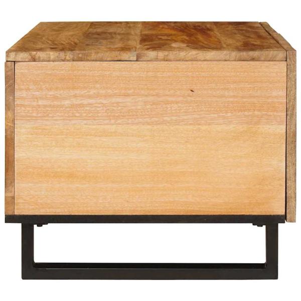 Couchtisch Natur 80 x 50 x 40 cm Massivholz Mango