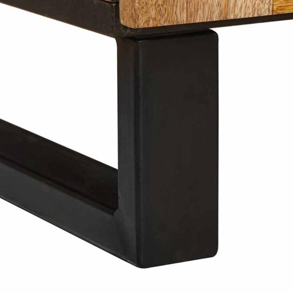 Nachttisch Natur 50 x 33 x 60 cm Massivholz Mango