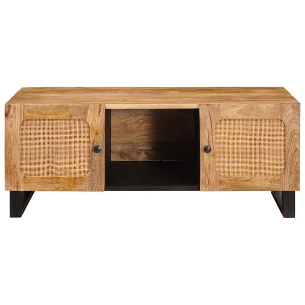 Couchtisch Natur 100 x 54 x 40 cm Massivholz Mango