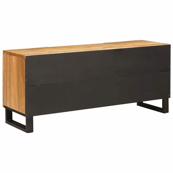 TV-Schränk mit Tür Braun 105 x 33,5 x 46 cm Massivholz Mango
