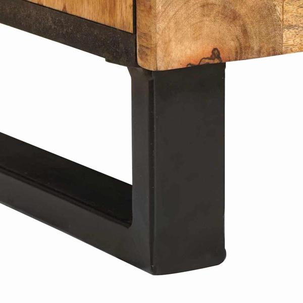 Waschbeckenschrank Braun 62 x 33 x 58 cm Massivholz Mango