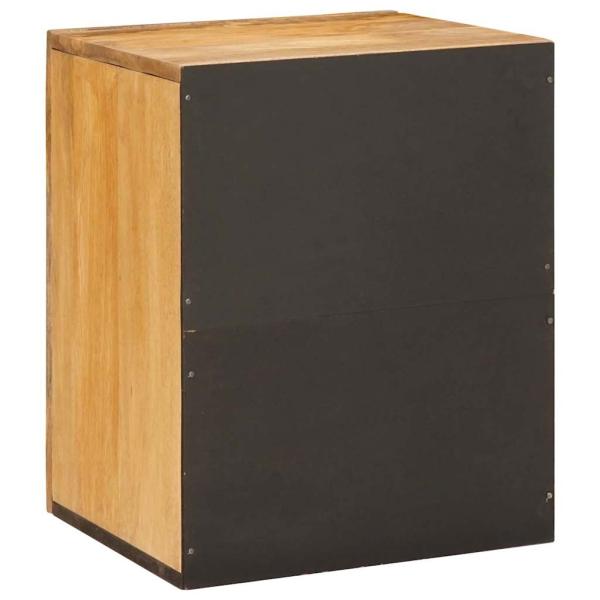 Badezimmer Hängeschrank Braun 38 x 33 x 48 cm Massivholz Mango