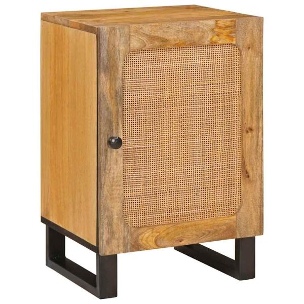 ARDEBO.de - Badezimmerschrank Braun 38 x 33 x 58 cm Massivholz Mango