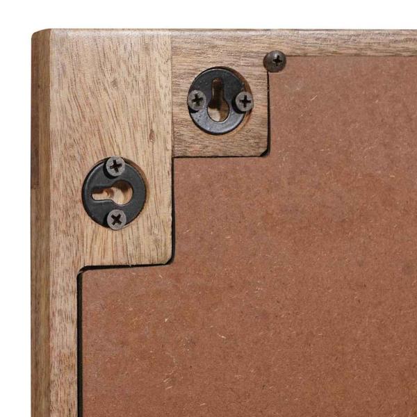 Badezimmer Spiegel Braun 50 x 70 x 3 cm Massivholz Mango