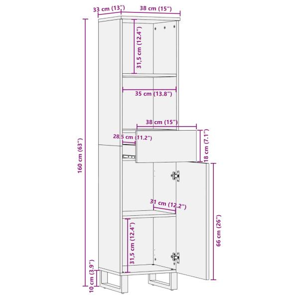 Badezimmerschrank Uni