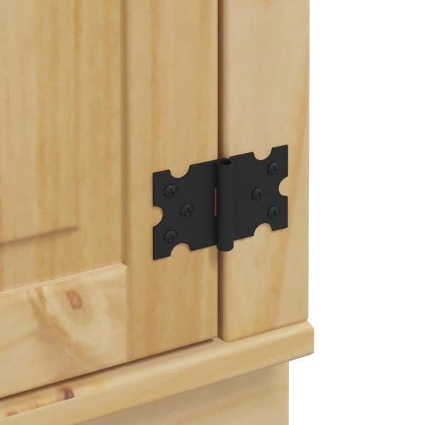 Schrank mit Regal Honig 60 x 32 x 40 cm Massives Kiefernholz