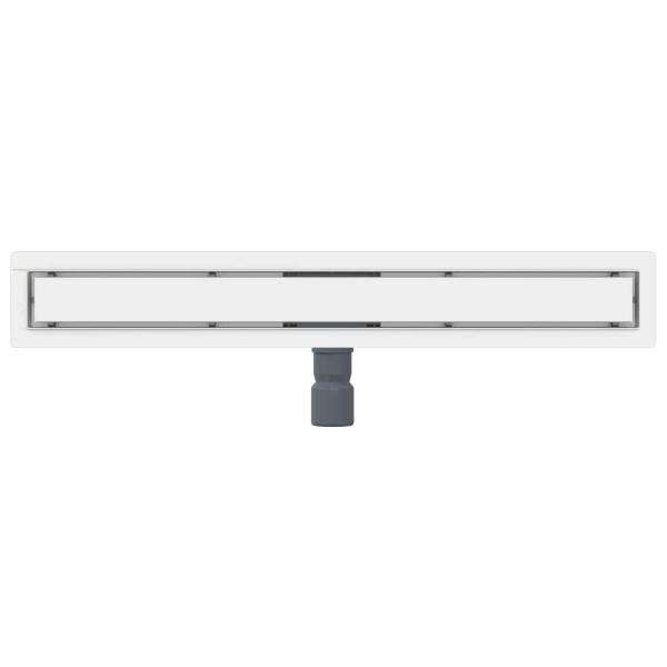 2 in 1 Duschabfluss Silber 80 cm Edelstahl 304