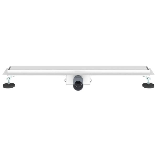 2 in 1 Duschabfluss Silber 80 cm Edelstahl 304