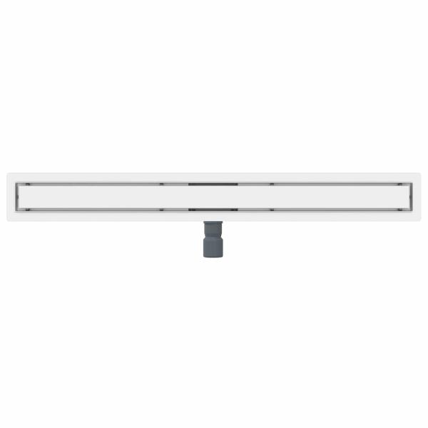 2 in 1 Duschabfluss Silber 100 cm Edelstahl 304