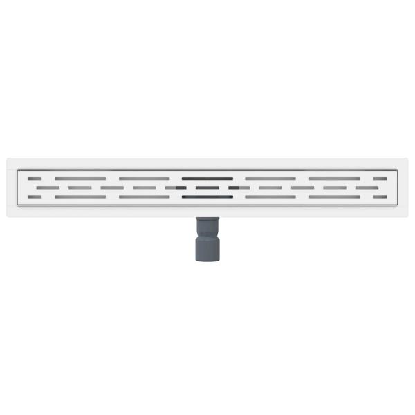 Duschabfluss mit Liniendesign Silber 70 cm Edelstahl 304