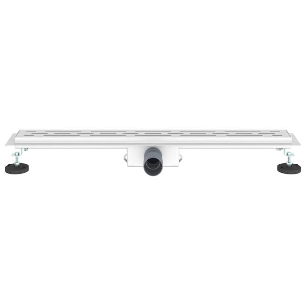 Duschabfluss mit Liniendesign Silber 70 cm Edelstahl 304