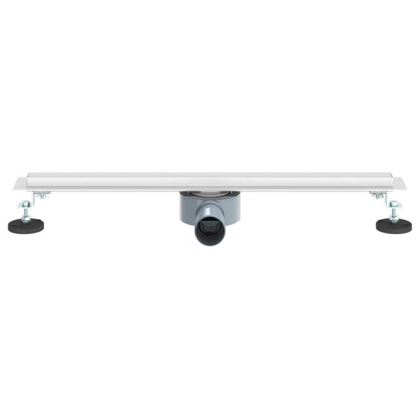 360° Duschablauf mit slim Modell Silber 60 cm Edelstahl 304