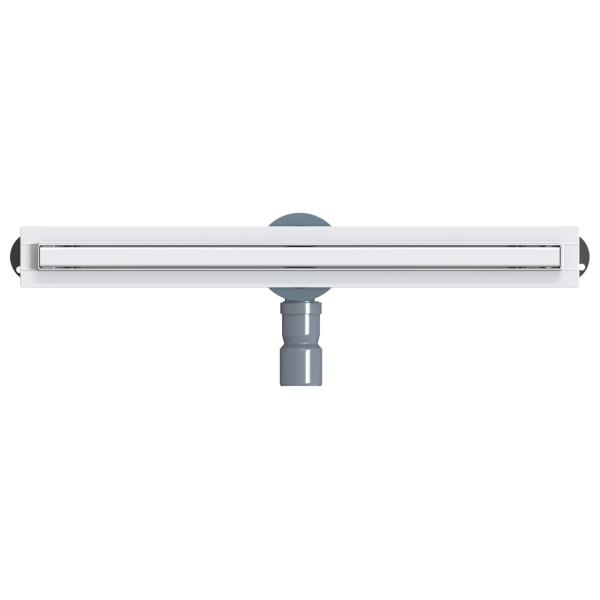 360° Duschablauf mit slim Modell Silber 60 cm Edelstahl 304