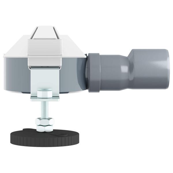 360° Duschablauf mit slim Modell Silber 70 cm Edelstahl 304