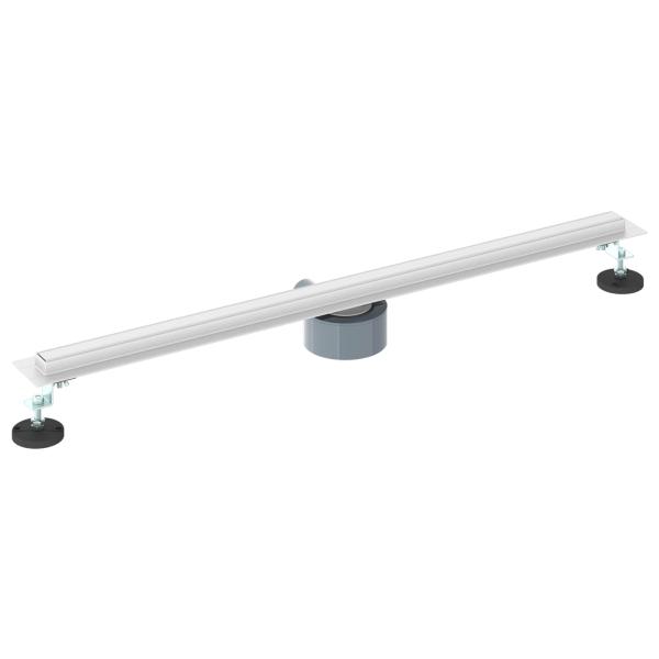 360° Duschablauf mit slim Modell Silber 80 cm Edelstahl 304