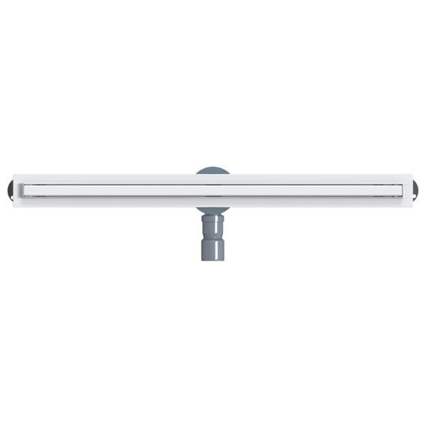 360° Duschablauf mit slim Modell Silber 80 cm Edelstahl 304
