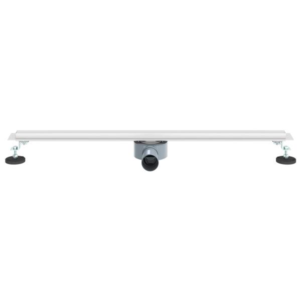 360° Duschablauf mit slim Modell Silber 80 cm Edelstahl 304