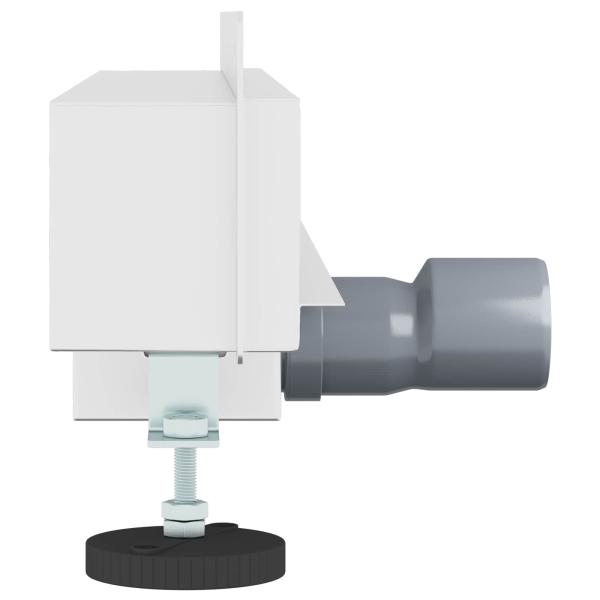 Wandmontierter Duschablauf Silber 50 cm Edelstahl 304