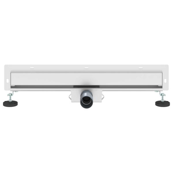 Wandmontierter Duschablauf Silber 60 cm Edelstahl 304