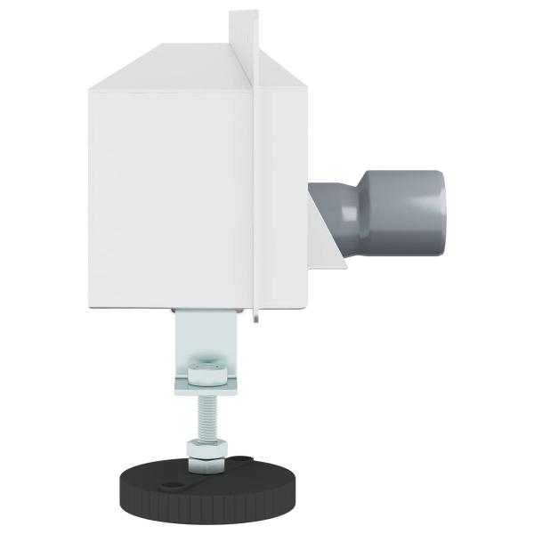 Wandmontierter Duschablauf Silber 100 cm Edelstahl 304